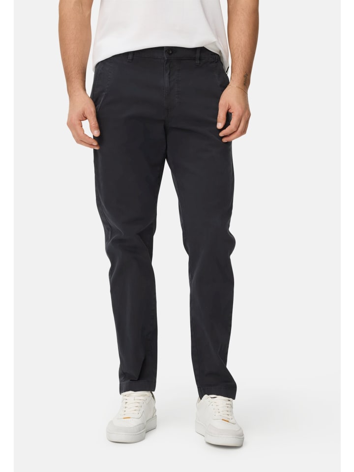 Regular Fit Chino Hose in Navyblau
