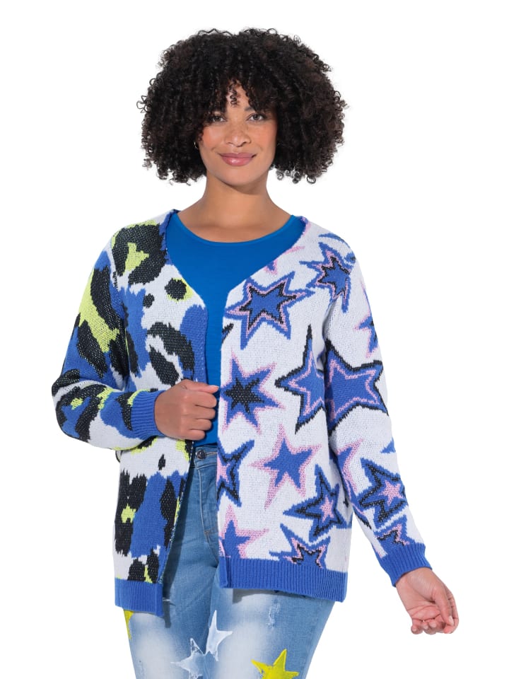 Strickjacke in blau