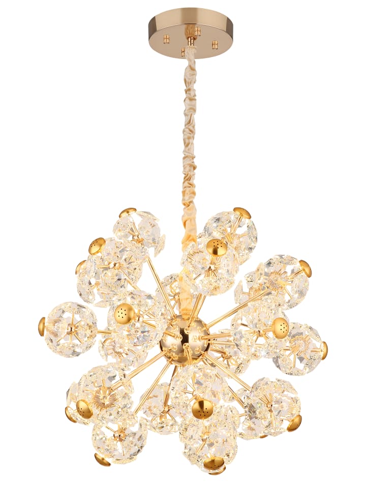 Hängeleuchte "FLORIELLA" in gold
