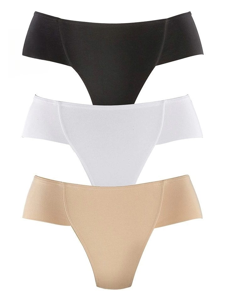 Formstring in beige, schwarz, weiß