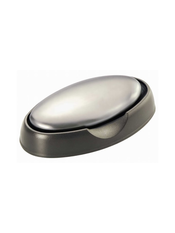 Seife aus Edelstahl „Clear“ Edelstahl inkl. Aufbewahrungsbox in Silber