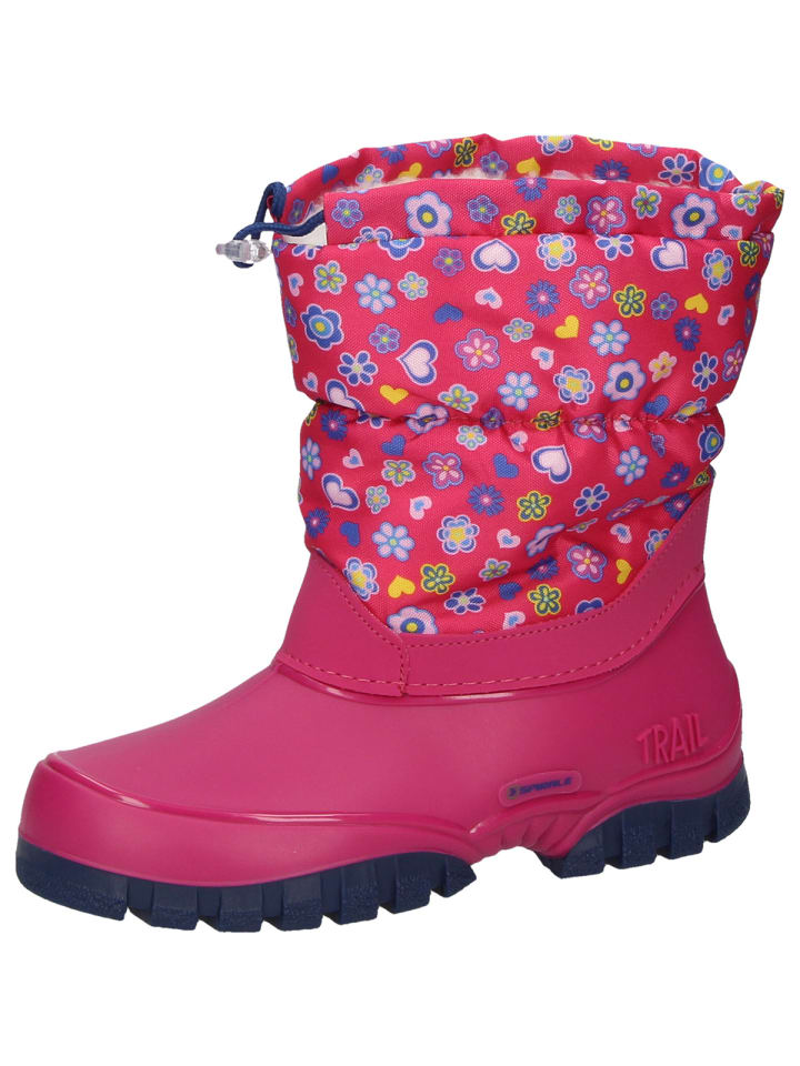 Kinder-Winterstiefel Maja gefüttert in fuxia
