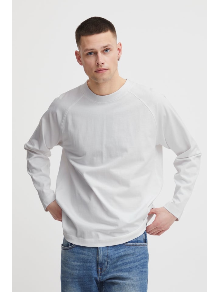 Langarmshirt SDEyado in Weiß