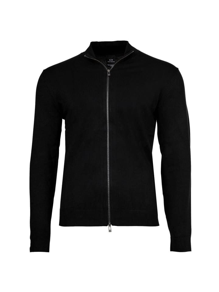 Strickjacke in Schwarz
