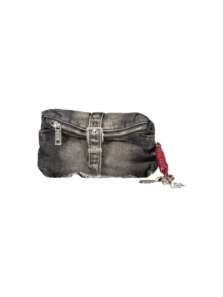 Schwarz Baumwolle Damen Tasche