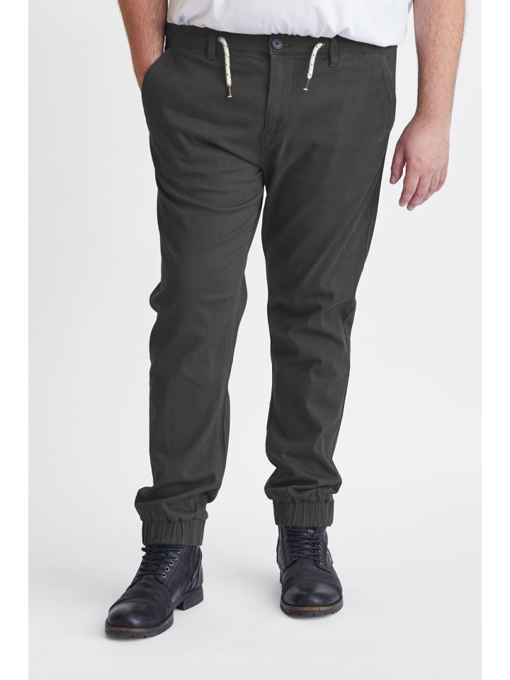 Chinohose BHSelli Big & Tall in Grau
