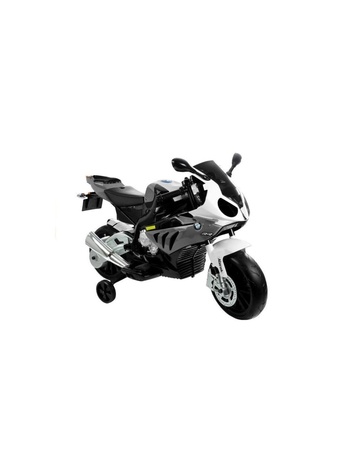 Elektromotorrad für Kinder BMW S1000RR Silbern Reifen