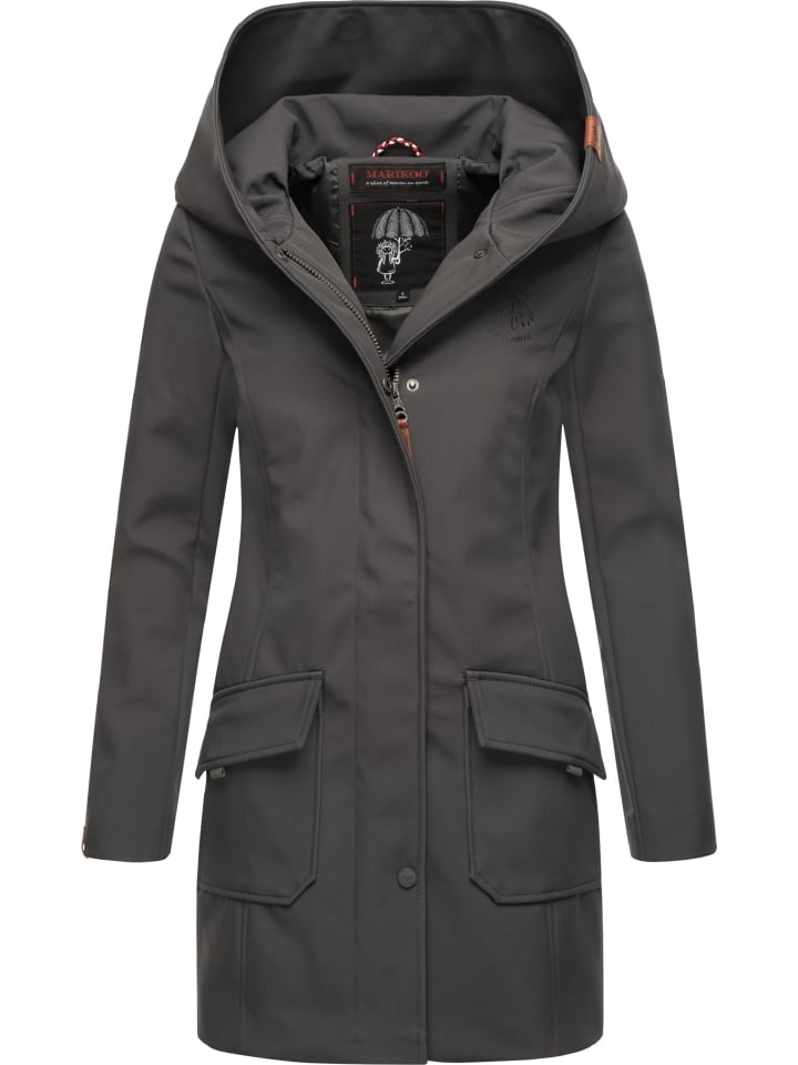 Softshellmantel Mayleen in Anthracite