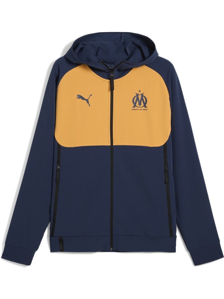 Trainingsjacke "OM PumaTech Track Jacket WV" in Blau