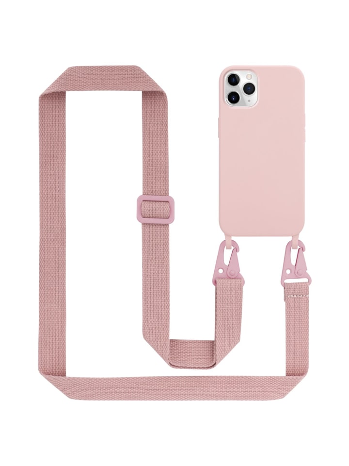 Handykette für Apple iPhone 11 PRO Hülle in LIQUID PINK