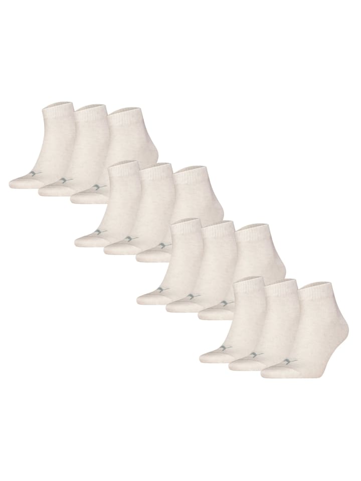 Socken 12er Pack in Weiß (Oatmeal)