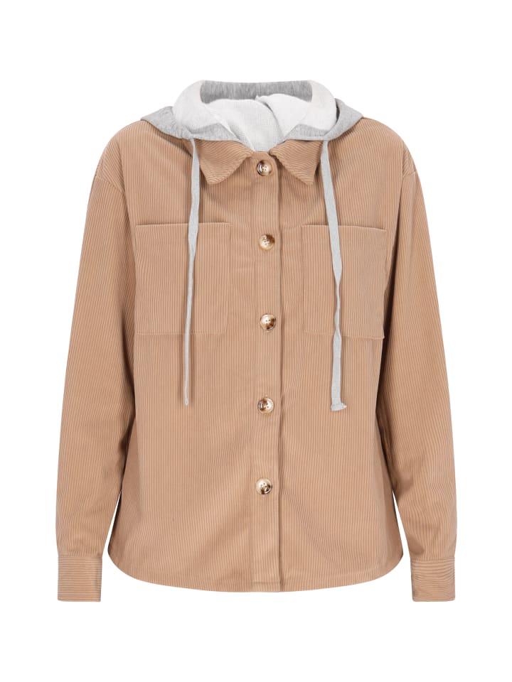 Women Jacket in Khaki Nude
