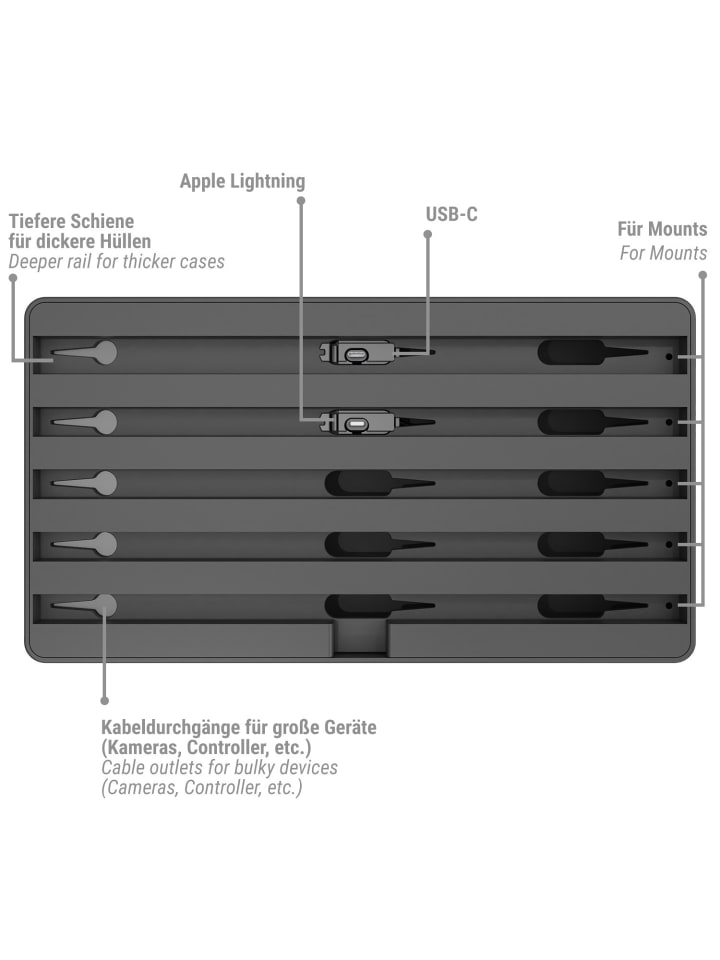 ALLDOCK Ladestation Classic Family MagSafe Package in Schwarz günstig  kaufen