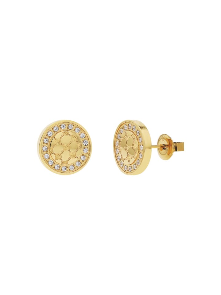 Ohrstecker Edelstahl, IP gold in Gold