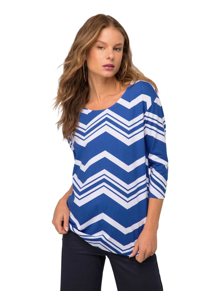 Shirt in dunkles himmelblau