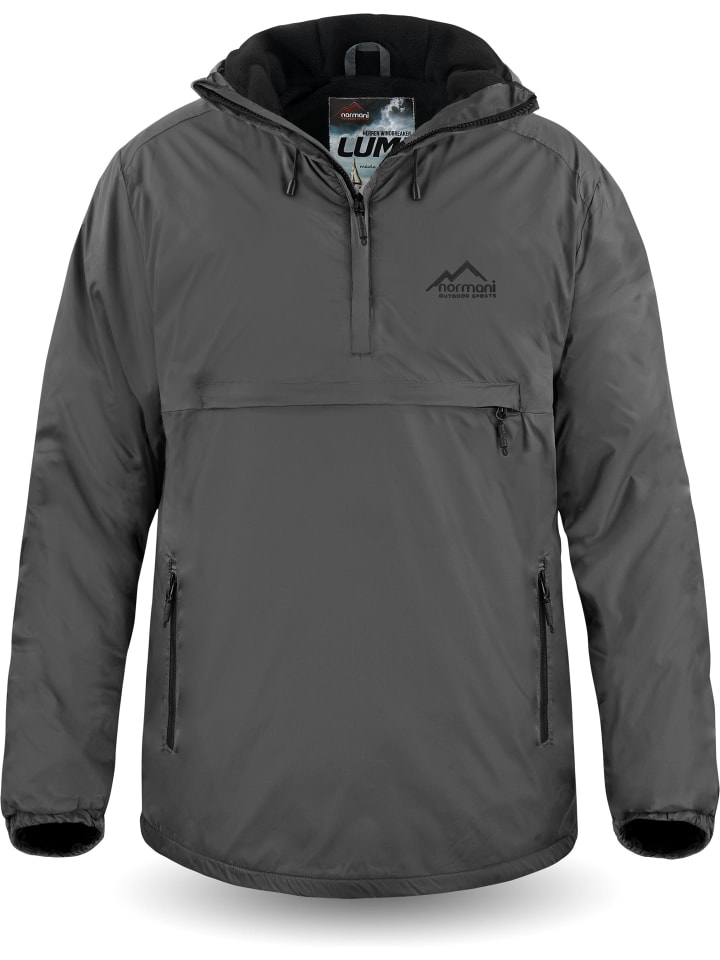 Herren Windbreaker Lumi in Anthrazit