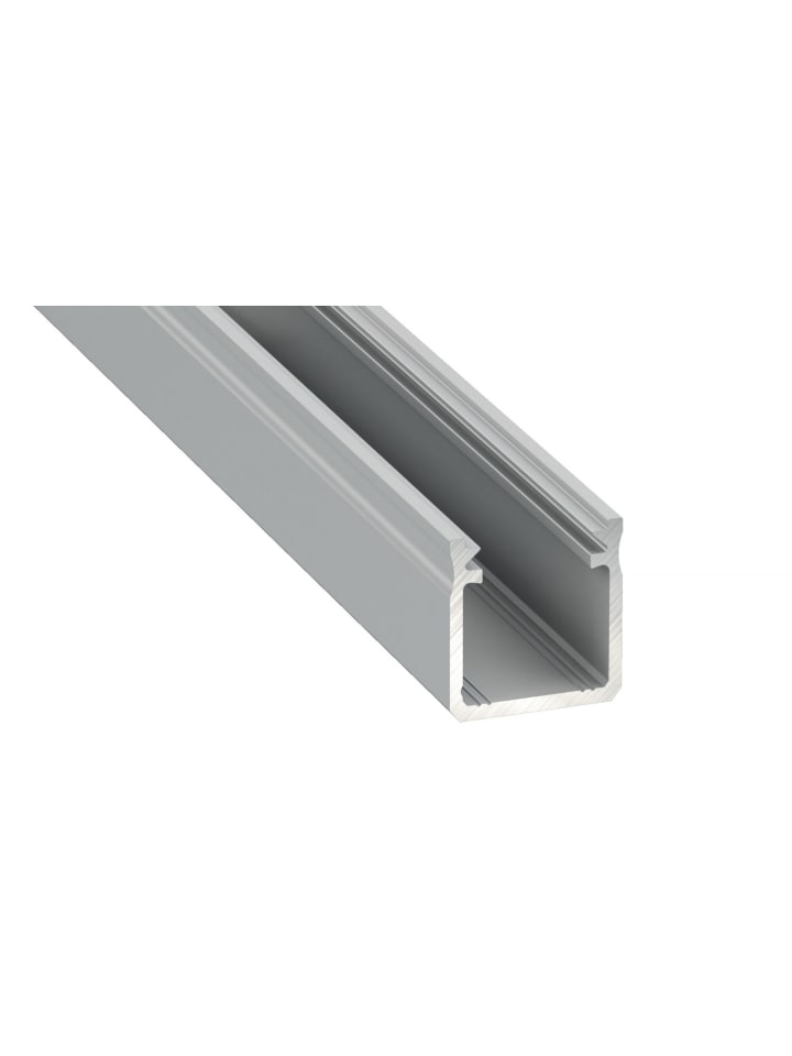 LED Aluminium Eckprofil PD-C 1 Meter Aluprofil Leiste Silber in Silber