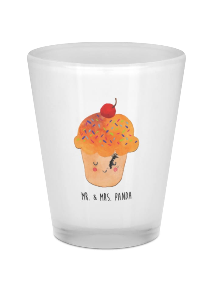 Schnapsglas Cupcake ohne Spruch in Transparent