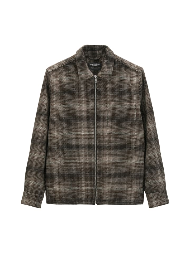 Overshirt regular in Dark Brown