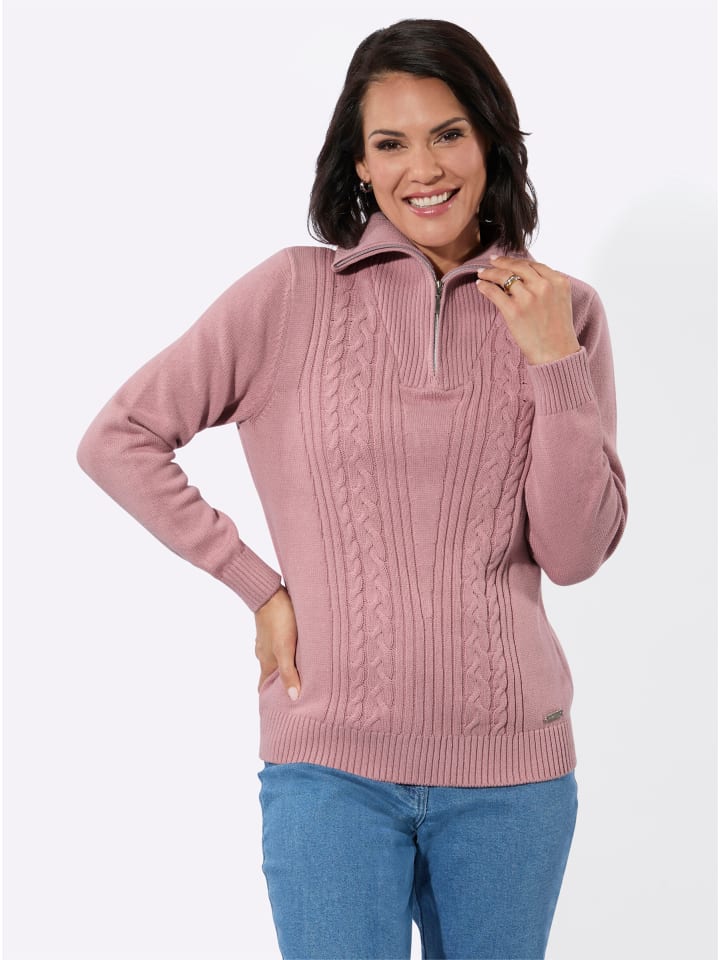 Troyer-Pullover in hortensie