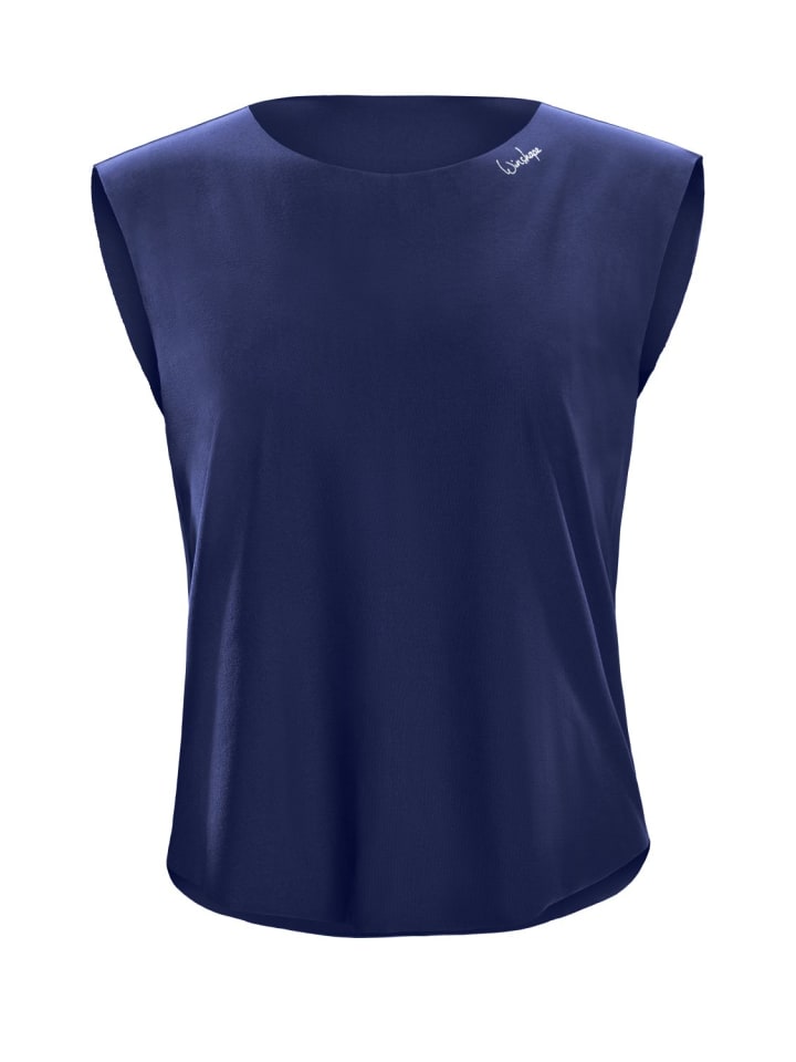 Functional Light and Soft Top AET114LS in dark blue