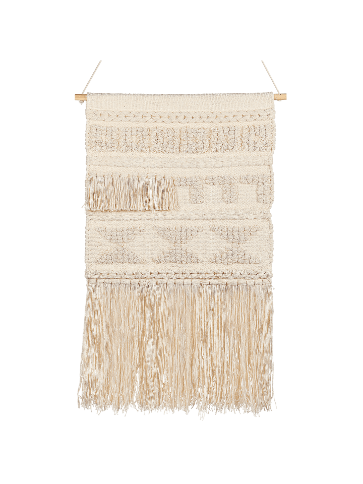 Wandbehang KAMOKE in Beige - (W) 51 x (H) 103 x (L) 1 cm Vertikal