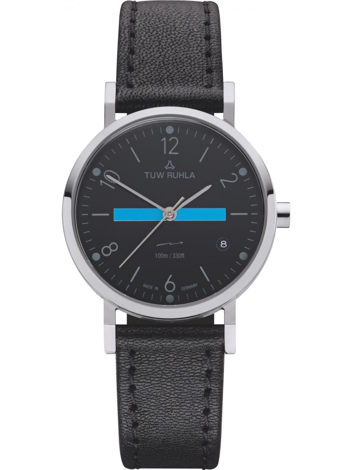 Uhr in Schwarz