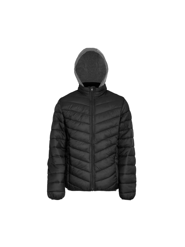 Herren Leichte Steppjacke in Schwarz