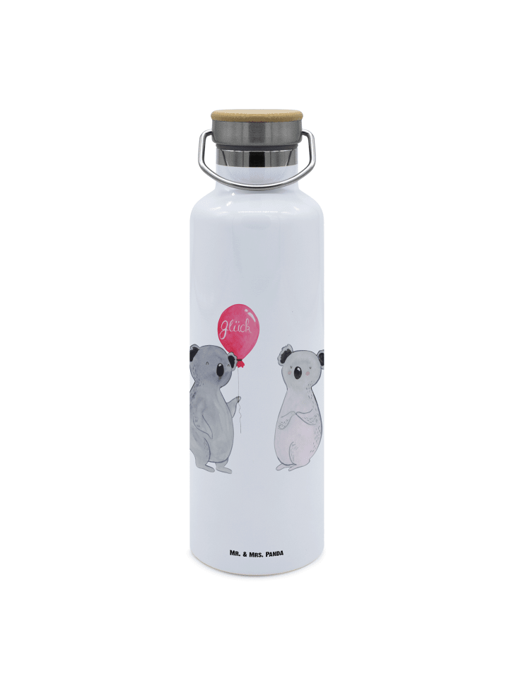 Trinkflasche Koala Luftballon ohne Spruch in Weiß