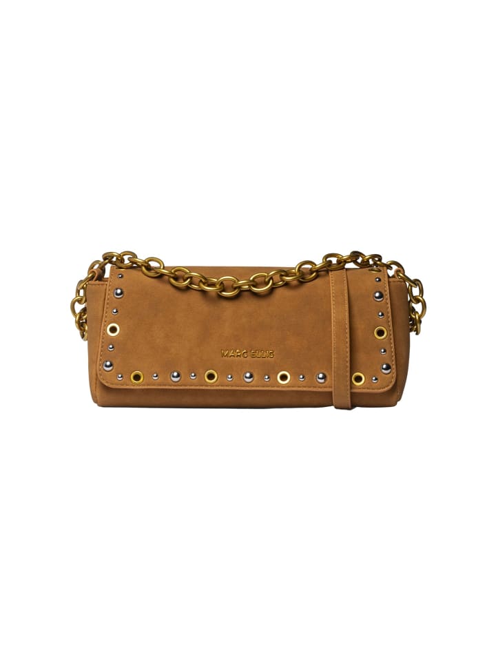 Schultertasche in COGNAC