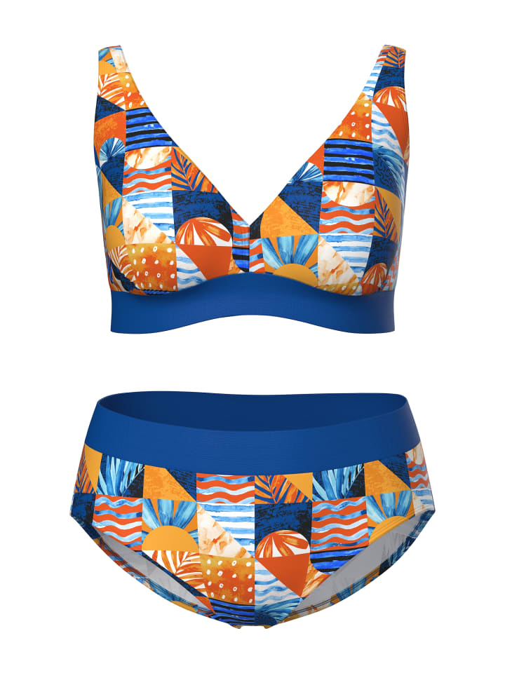 Bikini in royalblau