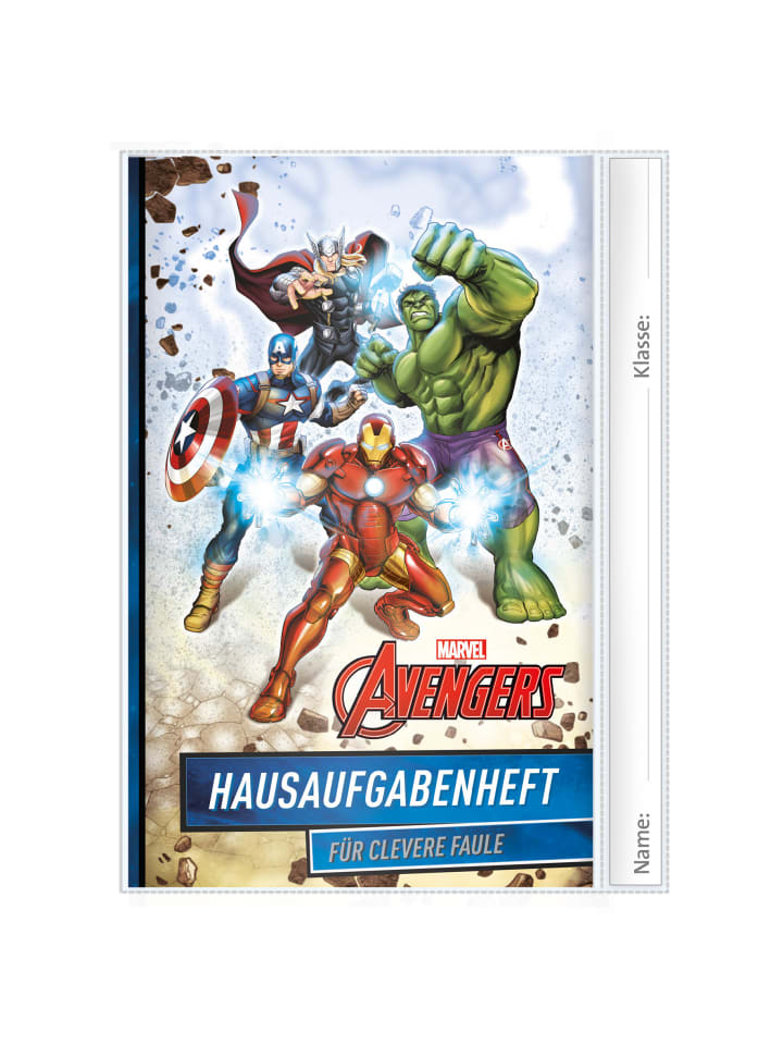 Hausaufgabenheft für clevere Faule Marvel Avengers