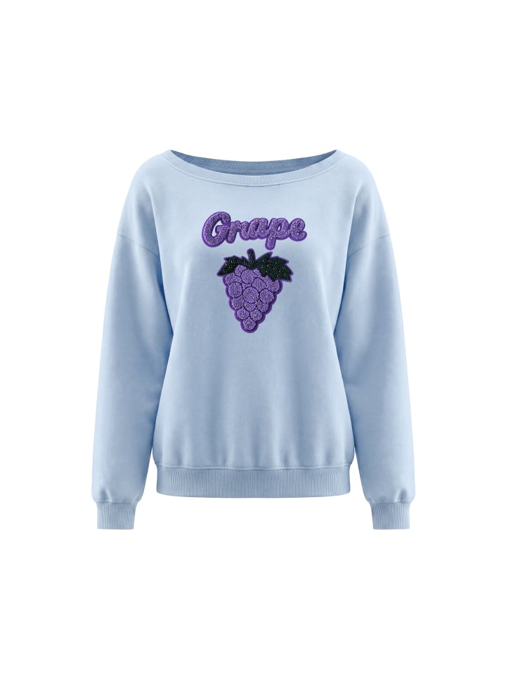 Women Sweatshirt in Light Blue