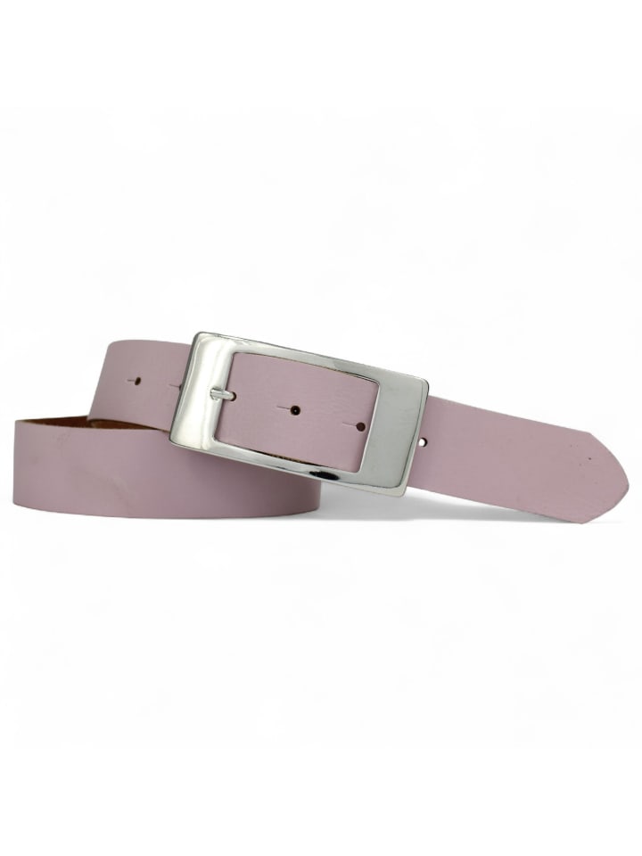 Ledergürtel in Rosé