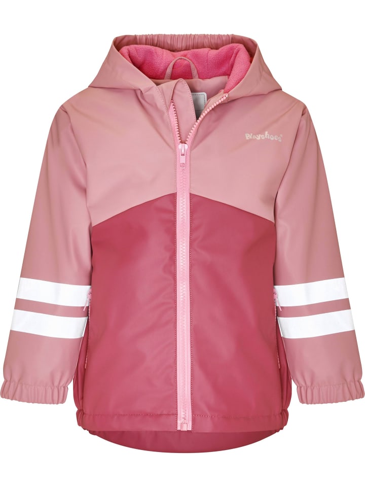 Regenjacke Fleece-Futter in rosa