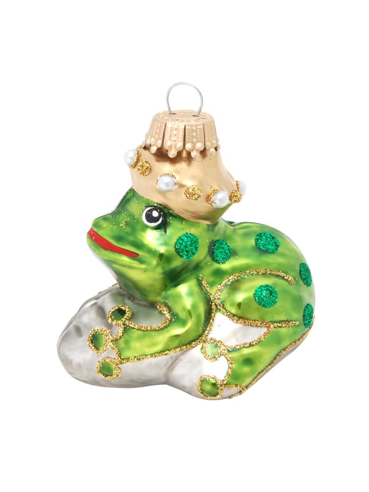 Baumschmuck-Glasornament in Grün