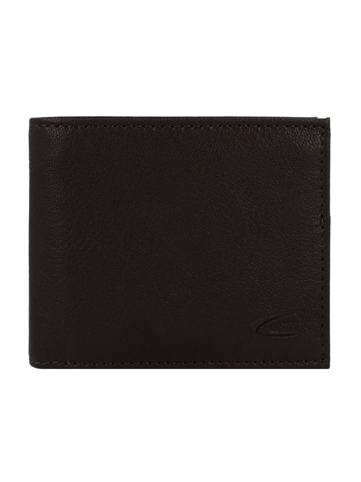 Discover Geldbörse Leder 11 cm brown