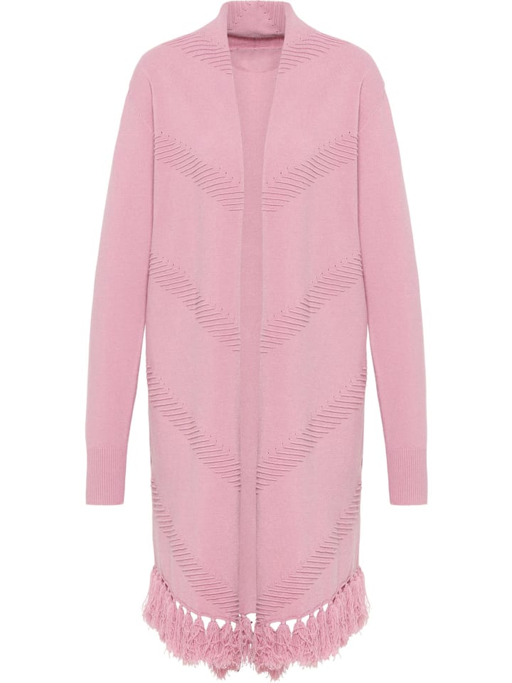 Women Strick Cardigan in Altrosa