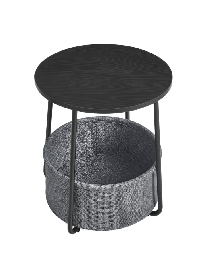 Beistelltisch Lilea in Schwarz - (B)45 x (H)51 x (T)45 cm