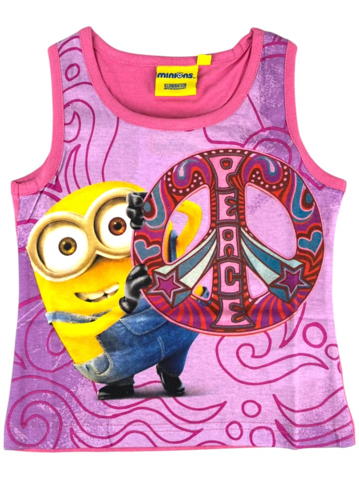 Tanktop Minions - Bob in Pink