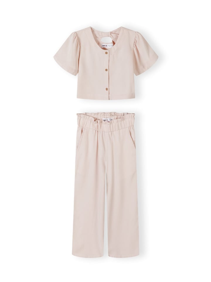 2tlg. Set: Blusen 22set46 in pink