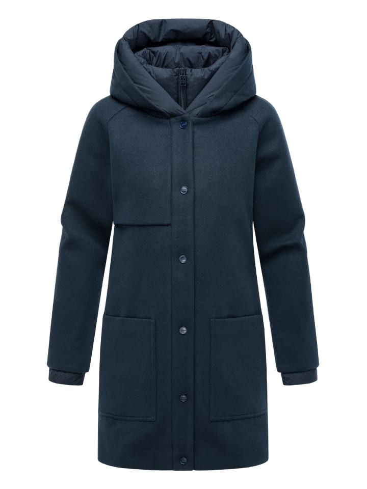 Kurzmantel Flauschwunder 14 in Navy