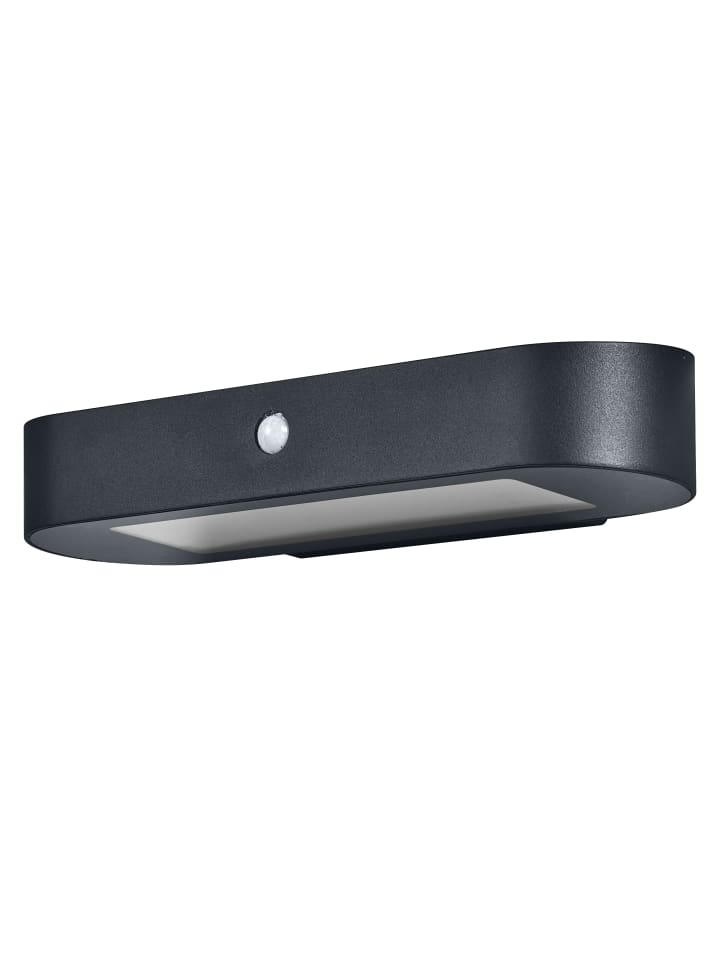 ENDURA Style Oval Solar-Wandleuchte, Sensor, 4000K