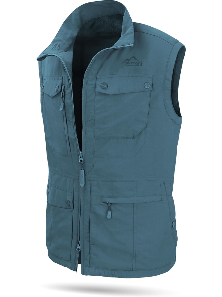 Herren Outdoor Weste Kudu in Navy