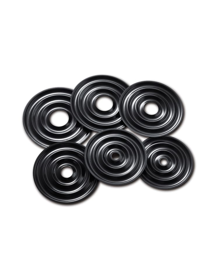 Kuchenformen 6 Teile in Carbon