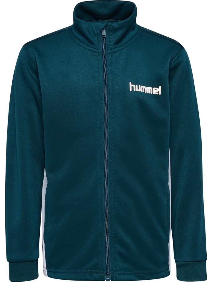 Kinder Trainingsjacke "Chevron Zip Jacket" in Blau