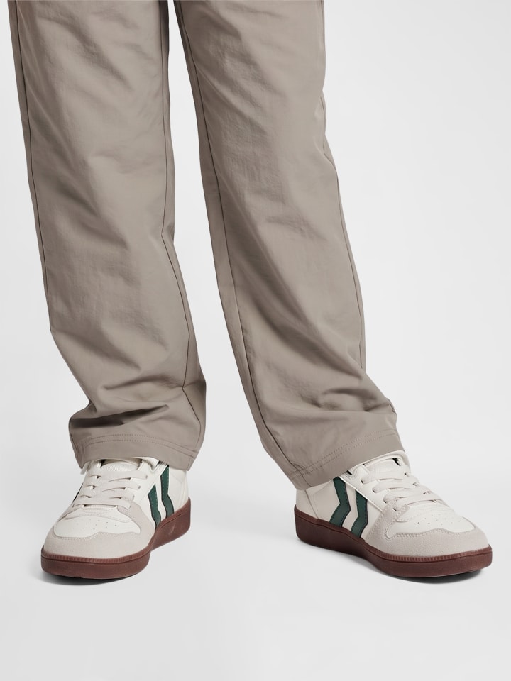 Klettverschluss Sneaker Handball Perfekt Lebensstil Kinder in WHITE/DARK FOREST