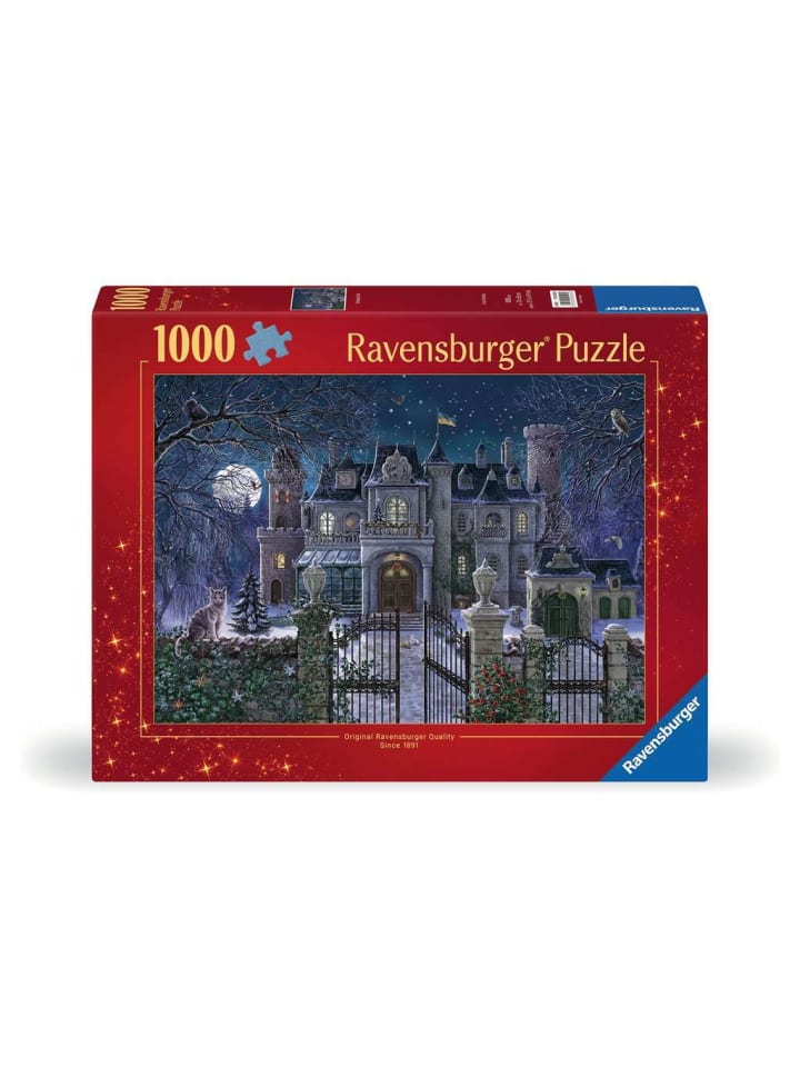 Ravensburger Puzzle 1.000 Teile Die Weihnachtsvilla in bunt