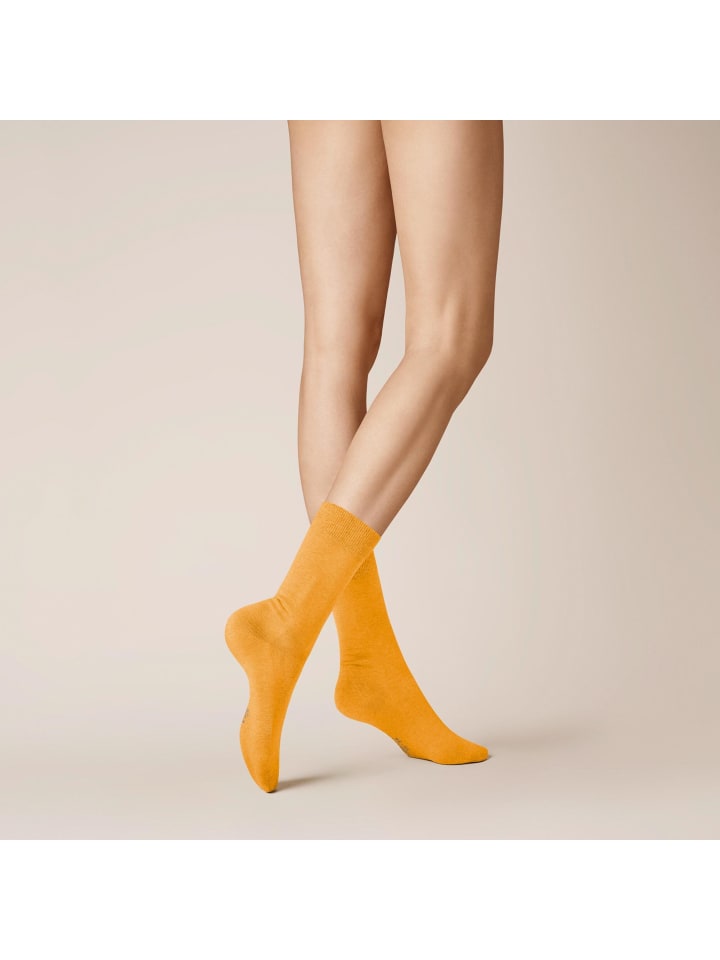 Socken Liz druckfrei in light orange