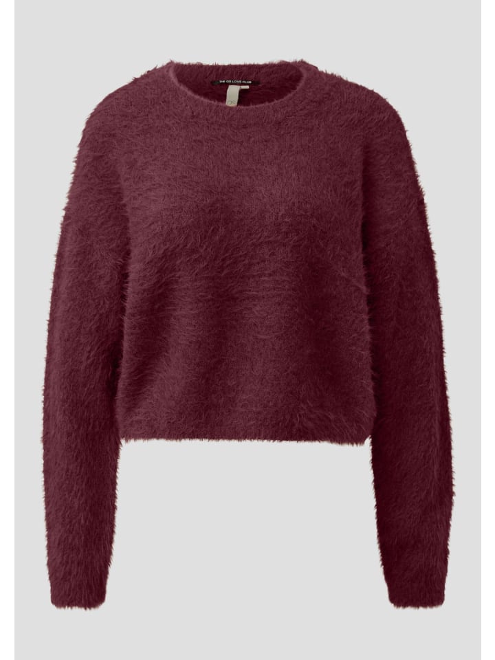 Strickpullover in 39W0_bordeaux